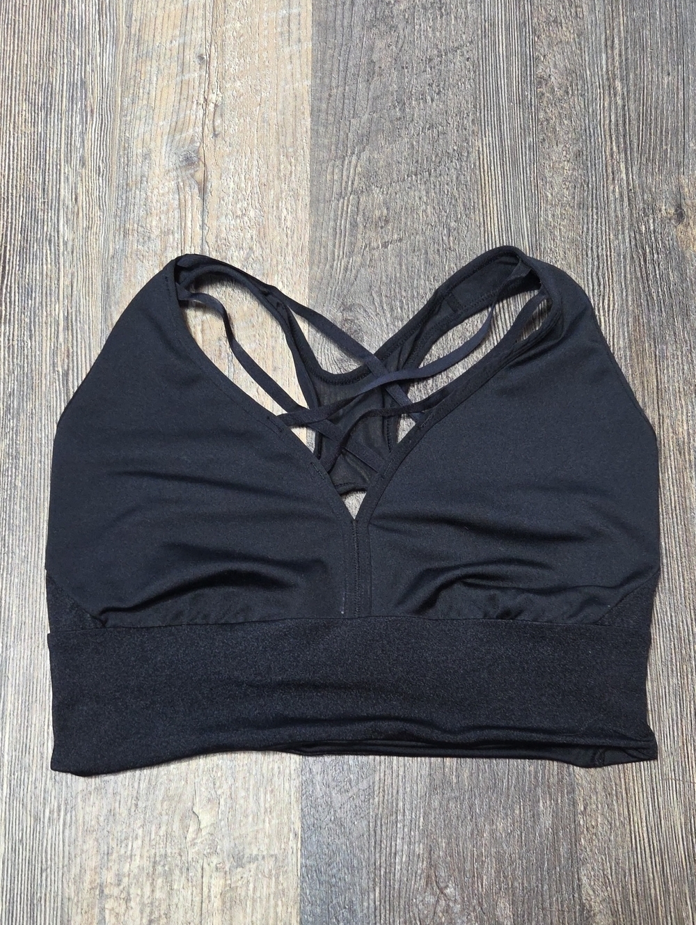 La SENZA Black Strappy Sports Bralette